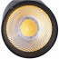 LED Railverlichting - Track Spot - Facto - Dimbaar - 30W 1 Fase - Rond - Helder/Koud Wit 6000K - Mat Zwart Aluminium 7