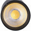 LED Railverlichting - Track Spot - Facto - Dimbaar - 30W 1 Fase - Rond - Warm Wit 3000K - Mat Zwart Aluminium 7