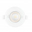 LED Spot - Inbouwspot - Aigi Lola - 5W - Helder/Koud Wit 6500K - Rond - Mat Wit - Aluminium 5