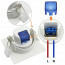 LED Spot - Inbouwspot - Facto Niron - 7W - Natuurlijk Wit 4000K - Mat Wit - Vierkant - Kantelbaar 4