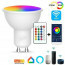 LED Spot Set GU10 - Facto - Smart LED - Wifi LED - Slimme LED - 5W - RGB+CCT - Aanpasbare Kleur - Dimbaar - Afstandsbediening - Pragmi Qiundo Pro - Inbouw Vierkant - Mat Wit - Kantelbaar - 80mm 4