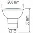 LED Spot Set - Pragmi Minko Pro - GU10 Fitting - Inbouw Rond - Mat Wit - 4W - Warm Wit 3000K - Verdiept - Ø90mm 4