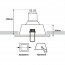 LED Spot Set - Pragmi Pollon Pro - GU10 Fitting - Inbouw Vierkant - Mat Zwart/Goud - 4W - Warm Wit 3000K - Verdiept - 82mm 3