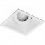 LED Spot Set - Pragmi Zano Pro - GU10 Fitting - Inbouw Vierkant - Mat Wit - 4W - Warm Wit 3000K - Kantelbaar - 93mm 2
