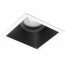 LED Spot Set - Pragmi Zano Pro - GU10 Fitting - Inbouw Vierkant - Mat Zwart/Wit - 4W - Warm Wit 3000K - Kantelbaar - 93mm 4