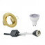 LED Spot Set - Trion - GU10 Fitting - Dimbaar - Inbouw Rond - Mat Goud - 6W - Natuurlijk Wit 4200K - Kantelbaar Ø83mm