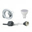 LED Spot Set - Trion - GU10 Fitting - Inbouw Rond - Glans Chroom - 6W - Helder/Koud Wit 6400K - Kantelbaar Ø83mm