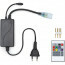 LED Strip Set RGB - 1 Meter - Dimbaar - IP65 Waterdicht - Afstandsbediening - 230V 2