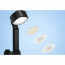 LED Tafellamp - Aigi Cluno - 3W - USB Oplaadfunctie - Natuurlijk Wit 4500K - Dimbaar - Rechthoek - Mat Zwart - Kunststof  4