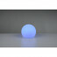 LED Tafellamp met Zonne-energie - Trion Mallo - Dag en Nacht Sensor - 5W - Warm Wit 3000K - RGBW - Spatwaterdicht IP44 - Rond - Mat Wit - Kunststof 11