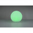 LED Tafellamp met Zonne-energie - Trion Mallo XL - Dag en Nacht Sensor - 5W - Warm Wit 3000K - RGBW - Spatwaterdicht IP44 - Rond - Mat Wit - Kunststof 10