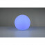 LED Tafellamp met Zonne-energie - Trion Mallo XL - Dag en Nacht Sensor - 5W - Warm Wit 3000K - RGBW - Spatwaterdicht IP44 - Rond - Mat Wit - Kunststof 11