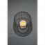 LED Tafellamp met Zonne-energie - Trion Minera - Dag en Nacht Sensor - Spatwaterdicht IP44 - Ovaal - Mat Grijs - Kunststof 5