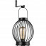 LED Tafellamp op Zonne-energie - Solar Hanglamp - Trion Muricy - Warm Wit 2700K - Spatwaterdicht IP44 - Rond - Zwart 7