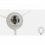 LED Tafellamp - Tafelverlichting - Aigi Linmo - E14 Fitting - Rond - Mat Grijs - Kunststof 5