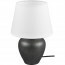 LED Tafellamp - Tafelverlichting - Trion Albino - E14 Fitting - Rond - Antiek Nikkel - Wit - Keramiek - Ø180mm 2
