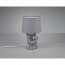 LED Tafellamp - Tafelverlichting - Trion Domino - E14 Fitting - Rond - Mat Grijs - Keramiek 4