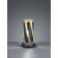 LED Tafellamp - Tafelverlichting - Trion Farnim - E27 Fitting - Rond - Mat Zwart - Aluminium 2