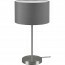 LED Tafellamp - Tafelverlichting - Trion Hotia - E27 Fitting - Rond - Mat Grijs - Aluminium 3