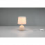 LED Tafellamp - Tafelverlichting - Trion Zikkom - E14 Fitting - Rond - Mat Crème - Keramiek 3