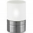 LED Tafellamp - Trion Ara - E14 Fitting - Dimbaar - Rond - Mat Nikkel - Aluminium