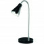 LED Tafellamp - Trion Arora - 3W - Warm Wit 3000K - Rond - Glans Zwart - Kunststof