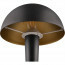 LED Tafellamp - Trion Candin - E14 Fitting - Warm Wit 3000K - Zwart/Goud 2