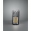 LED Tafellamp - Trion Corli - Zonne-energie - Oplaadbaar - Rond - Mat Zwart - Aluminium 2