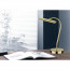 LED Tafellamp - Trion Curty - 4W - Warm Wit 3000K - Dimbaar - Rond - Mat Goud - Aluminium 3