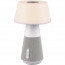 LED Tafellamp - Trion DeeJay - 4W - Aanpasbare Kleur - Rond - Mat Wit - Kunststof 7