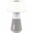 LED Tafellamp - Trion DeeJay - 4W - Aanpasbare Kleur - Rond - Mat Wit - Kunststof
