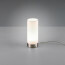 LED Tafellamp - Trion Emiron - 5W - Warm Wit 3000K - Dimbaar - Rond - Mat Nikkel/Wit - Aluminium/Textiel 4