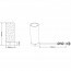 LED Tafellamp - Trion Emiron - 5W - Warm Wit 3000K - Dimbaar - Rond - Mat Nikkel/Wit - Aluminium/Textiel Lijntekening