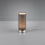 LED Tafellamp - Trion Emiron - 5W - Warm Wit 3000K - Dimbaar - Rond - Mat Nikkel/Grijs - Aluminium/Textiel 4