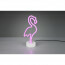 LED Tafellamp - Trion Flamingo - 1W - USB - Rond - Mat Wit - Kunststof 3