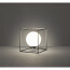 LED Tafellamp - Trion Gebia - E14 Fitting - Vierkant - Mat Zwart - Aluminium 2