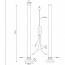 	 LED Tafellamp - Trion Toy - 5W -  RGBW - Dimbaar - Afstandsbediening - Rond - Zwart - Metaal 5