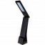 LED Tafellamp - Viron Sunly - 4W - USB Oplaadfunctie - RGB - Aanpasbare Kleur - Dimbaar - Mat Zwart - Kunststof