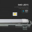 LED TL Armatuur met T8 Buizen - Viron Truno - 120cm Dubbel - 36W - Helder/Koud Wit 6400K - Mat Wit - Kunststof 14