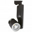 LED Track Spot / Railverlichting Richtbaar Rond Mat Zwart 23W 4200K Natuurlijk Wit Aluminium / Glas IP20
