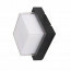 LED Tuinverlichting - Buitenlamp - Agusa 4 - Wand - Kunststof Mat Zwart - 12W Natuurlijk Wit 4200K - Vierkant