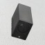 LED Tuinverlichting - Buitenlamp - Prixa Hoptron - Up en Down - GU10 Fitting - Vierkant - Mat Zwart - Aluminium - Philips - CorePro 827 36D - 4W - Warm Wit 2700K - Dimbaar 6