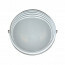 LED Tuinverlichting - Buitenlamp - Ridge - Wand - Aluminium Mat Wit - E27 - Rond