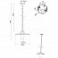 LED Tuinverlichting - Hanglamp - Trion Brinito - Plafond - E27 Fitting - Mat Grijs - Aluminium Lijntekening