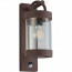LED Tuinverlichting met Bewegingssensor - Wandlamp Buitenlamp - Trion Semby - E27 Fitting - Rond - Roestkleur - Aluminium 2