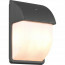LED Tuinverlichting met Dag en Nacht Sensor - Buitenlamp - Trion Menaki - E14 Fitting - Spatwaterdicht IP44 - Ovaal - Mat Antraciet - Aluminium