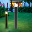 LED Tuinverlichting - Staande Buitenlamp - Brinton Milan - E27 Fitting - Mat Antraciet - Rond - Aluminium - 80cm 2