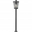 LED Tuinverlichting - Staande Buitenlamp - Trion Civonu - E27 Fitting - 1-lichts - Spatwaterdicht IP44 - Rond - Mat Antraciet - Aluminium 4