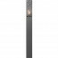 LED Tuinverlichting - Staande Buitenlamp - Trion Kaca XL - E27 Fitting - Rechthoek - Mat Antraciet - RVS 2