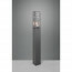 LED Tuinverlichting - Staande Buitenlamp - Trion Kaca XL - E27 Fitting - Rechthoek - Mat Antraciet - RVS 5